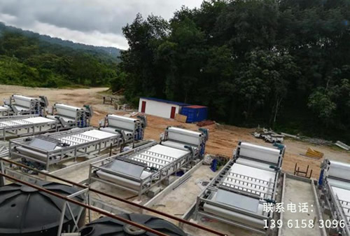<b>水洗沙場泥漿脫水機設備安裝調試完成</b>